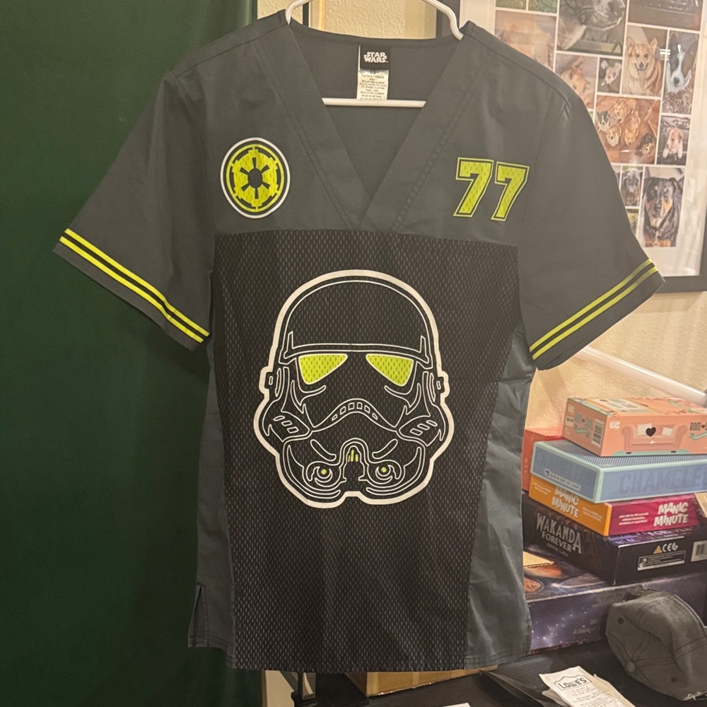 Star Wars Themed Scrub Top